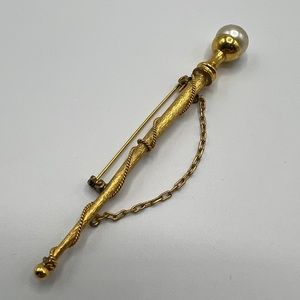 Vintage Magic Wand Brooch